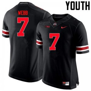 Youth Ohio State Buckeyes #7 Damon Webb Black Nike NCAA Limited College Football Jersey Cheap HOB4544YK